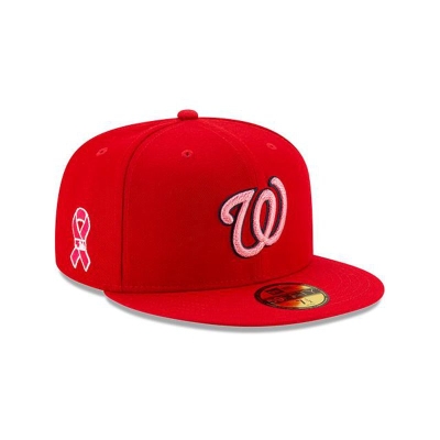 Washington Nationals Gorra | New Era MLB Mother's Day 59fifty Fitted Cap Mexico - Rojos